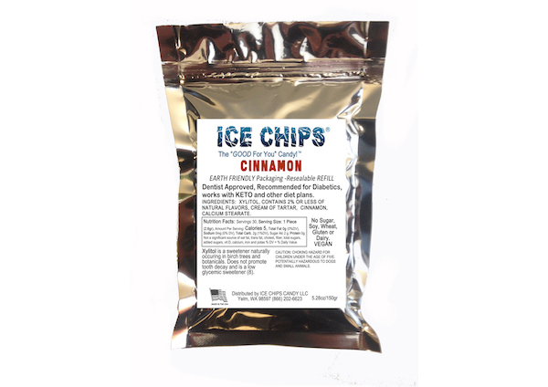 ICE CHIPS® Cinnamon Xylitol Candy